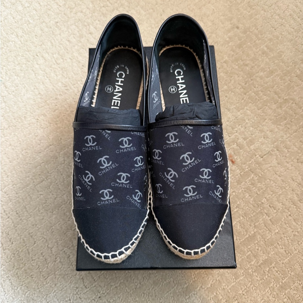 Chanel mesh espadrilles
